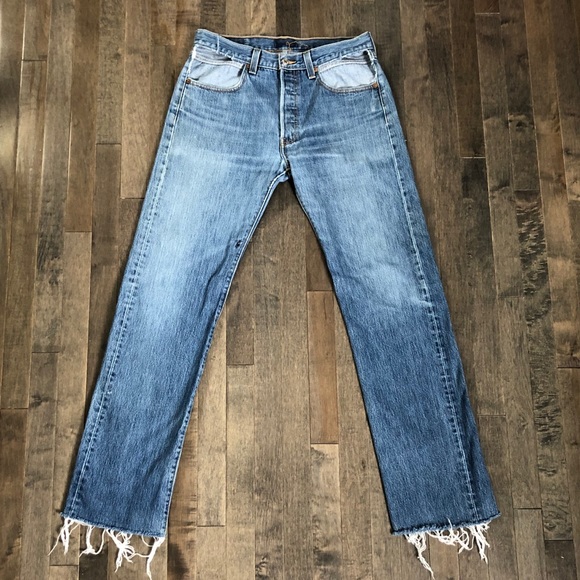 Vintage Levi’s 501 custom deconstructed jeans!!! - Picture 2 of 7